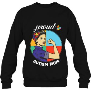 Womens Autism Awareness Month Mama Autistic Proud Autism Mom 4