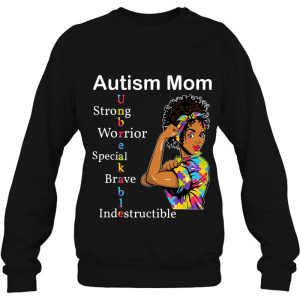 Womens Autism Mom African Unbreakable Autism Awareness Day 4