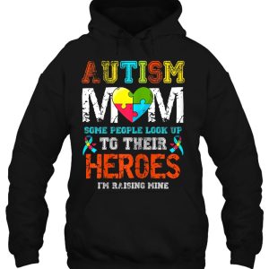 Womens Autism Mom I Raise My Hero Autistic Son Daughter Aware Month 3