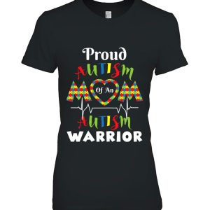 Womens Proud Autism Mom Of An Autism Warrior 2