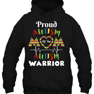 Womens Proud Autism Mom Of An Autism Warrior 3