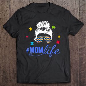 Womens Th Autistic Autism Awareness Mom Life Gift