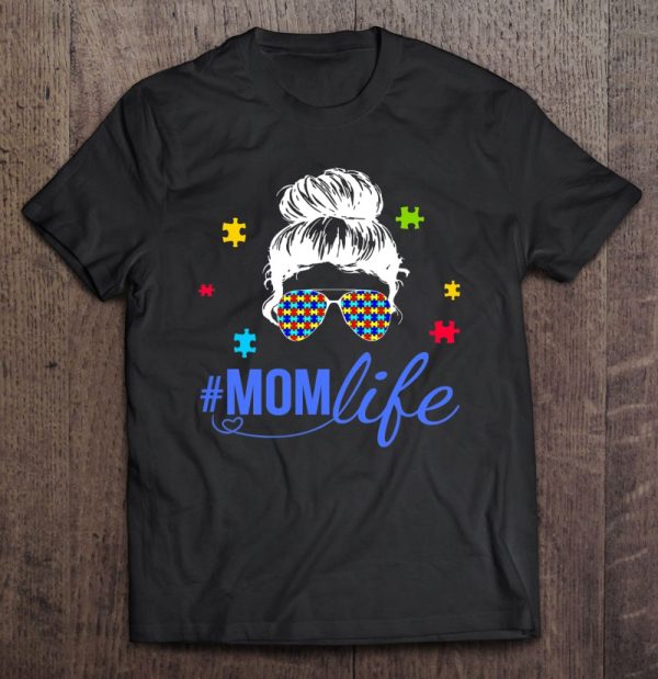 Womens Th Autistic Autism Awareness Mom Life Gift