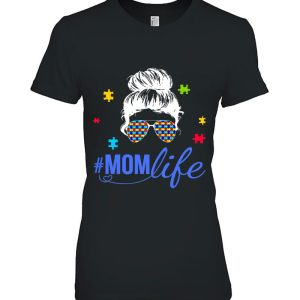 Womens Th Autistic Autism Awareness Mom Life Gift