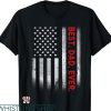 World’s Best Dad T-shirt Best Dad Ever With US American Flag