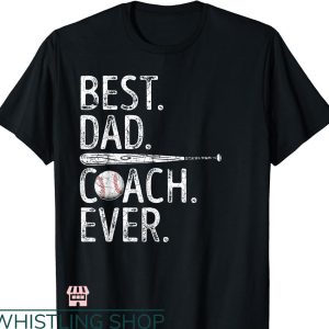 World’s Best Dad T-shirt Mens Best Dad Coach Ever Funny