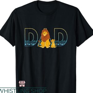 World’s Best Dad T-shirt Simba and Mufasa Dad