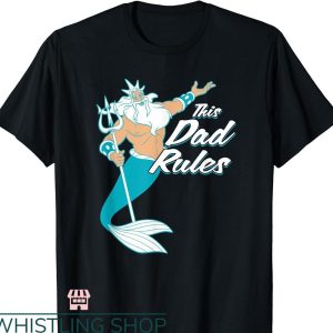 World’s Best Dad T-shirt The Little Mermaid King Triton Dad
