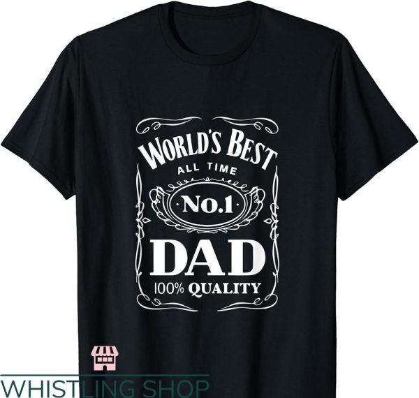 World’s Best Dad T-shirt World´s Best No1 Father