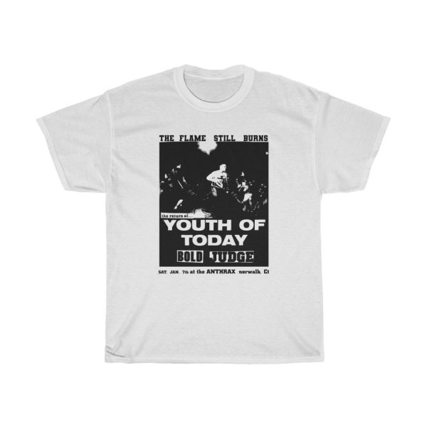 Youth of Today LIVE January 7, 1988 at The Anthrax in Norwalk, CT Flyer Shirt