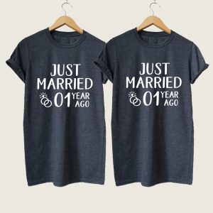 1 Year Wedding Anniversary Shirts for Couples Apparel Mug Home Decor Perfect Gift For Everyone 3