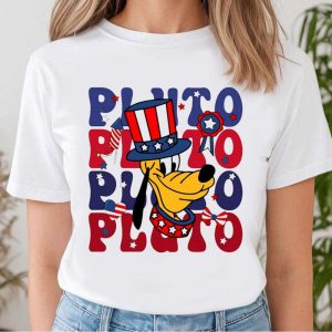 4th Of July Disney Pluto Dad Shirt – The Best Shirts For Dads In 2023 – Cool T-shirts