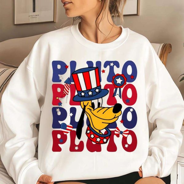 4th Of July Disney Pluto Dad Shirt – The Best Shirts For Dads In 2023 – Cool T-shirts