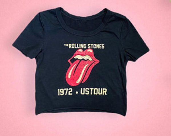 60s Band The Rolling Stones American Tour 1972 Crop Top Shirt Best Gift For Fans – Apparel, Mug, Home Decor – Perfect Gift For Everyone