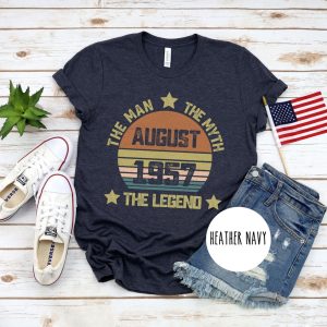 65th Birthday Gift For Dad Born in 1957 The Man The Myth The Legend T shirt Apparel Mug Home Decor Perfect Gift For Everyone 2