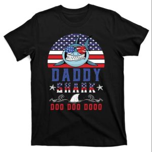American Daddy Shark Cool Sunglasses T-Shirt – The Best Shirts For Dads In 2023 – Cool T-shirts