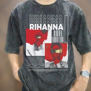 Anti Album Rihanna Singer Vintage T-shirt Gift For Fans – Apparel, Mug, Home Decor – Perfect Gift For Everyone
