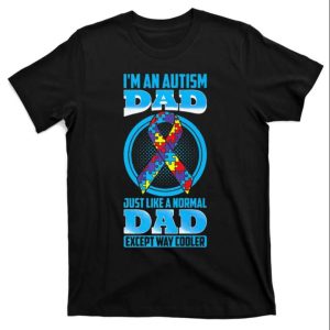 Autism Dad Autism Ribbon Puzzle Daddy Shirt – The Best Shirts For Dads In 2023 – Cool T-shirts