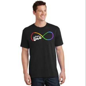Autism Dad Infinity Symbol Autism Awareness T-Shirt – The Best Shirts For Dads In 2023 – Cool T-shirts