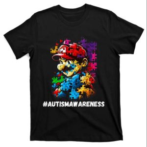 Autism Gamer Navigating Autism Autism Dad Gaming T-Shirt – The Best Shirts For Dads In 2023 – Cool T-shirts