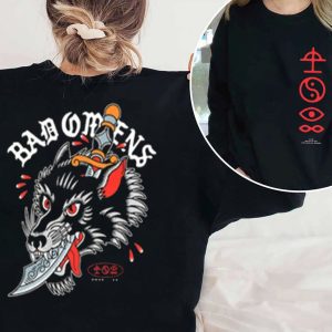 Bad Omens Band Wolf Dagger 2023 Sweatshirt, Hoodie – Apparel, Mug, Home Decor – Perfect Gift For Everyone