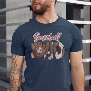 Baseball Dada T-Shirt For Men – The Best Shirts For Dads In 2023 – Cool T-shirts