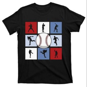 Baseball Lover Silhouette Baseball Bat Softball Dad T Shirt The Best Shirts For Dads In 2023 Cool T shirts 1