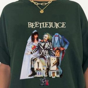 Beetlejuice Horror Film Tim Burton Alec Baldwin Graphic T-shirt – Apparel, Mug, Home Decor – Perfect Gift For Everyone