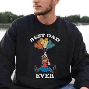 Best Dad Ever Goofy Dad With Mickey Balloon Disney Shirts For Dads The Best Shirts For Dads In 2023 Cool T shirts 3