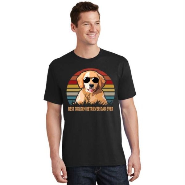 Best Golden Retriever Dad Ever Dog Daddy T-Shirt – The Best Shirts For Dads In 2023 – Cool T-shirts