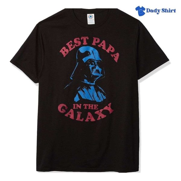 Best Vader Papa In The Galaxy Star Wars Daddy Shirt – The Best Shirts For Dads In 2023 – Cool T-shirts