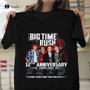 Big Time Rush Merch 2021 Best Btr Shirt 12th Anniversary – Apparel, Mug, Home Decor – Perfect Gift For Everyone