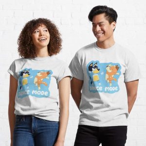 Bluey And Bingo Dance Mode T-Shirt For Dad – The Best Shirts For Dads In 2023 – Cool T-shirts