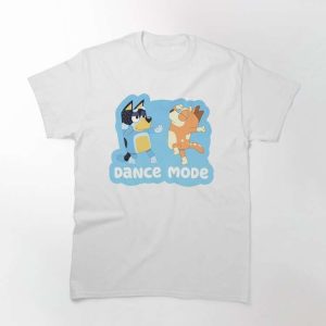 Bluey And Bingo Dance Mode T-Shirt For Dad – The Best Shirts For Dads In 2023 – Cool T-shirts