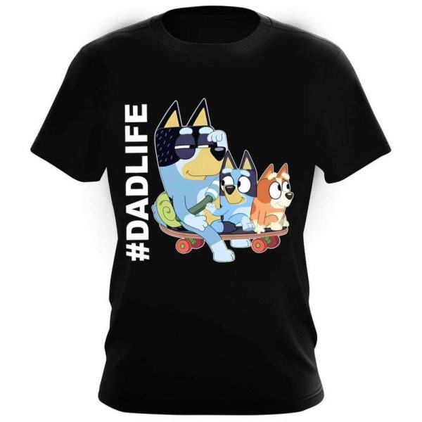 Bluey Dadlife Funny Disney Shirts For Dads – The Best Shirts For Dads In 2023 – Cool T-shirts