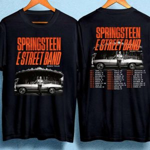 Bruce Springsteen E Street Band 2023 Tour Unisex T-shirt Best Fans Gifts – Apparel, Mug, Home Decor – Perfect Gift For Everyone