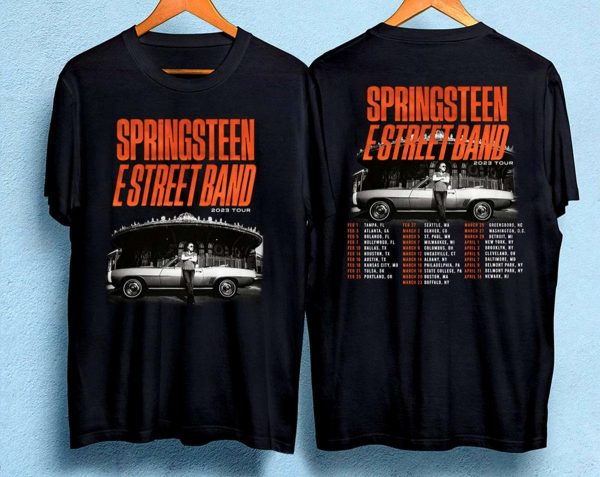 Bruce Springsteen E Street Band 2023 Tour Unisex T-shirt Best Fans Gifts – Apparel, Mug, Home Decor – Perfect Gift For Everyone