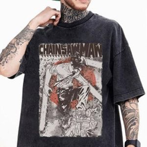 Chainsaw Man Graphic Unisex T-shirt For Anime Fans – Apparel, Mug, Home Decor – Perfect Gift For Everyone