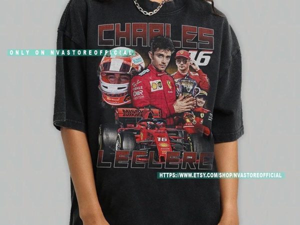 Charles Leclerc Ferrari F1 Formula One Graphic T-shirt – Apparel, Mug, Home Decor – Perfect Gift For Everyone