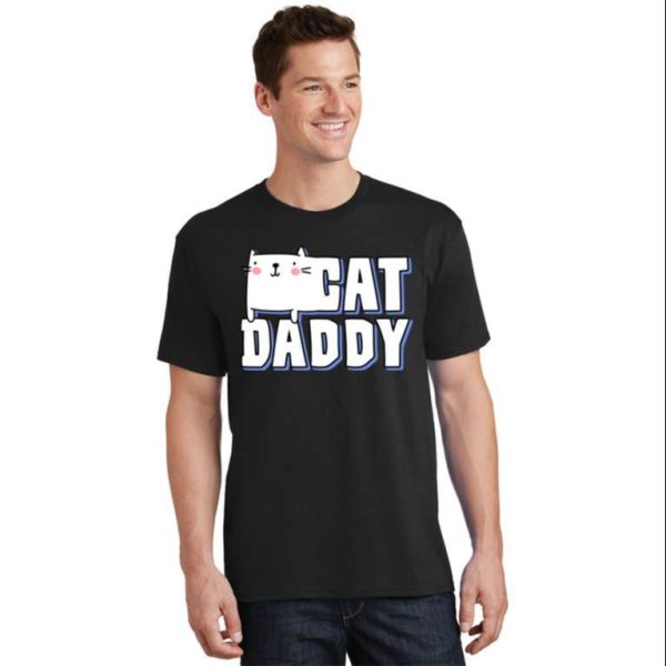 Cool Matching Cat Couple T-Shirt For Cat Lovers – Cat Daddy Design – The Best Shirts For Dads In 2023 – Cool T-shirts