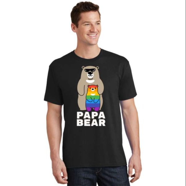 Cool Papa Bear – Proud Bear Dad Shirt Lgbt – The Best Shirts For Dads In 2023 – Cool T-shirts