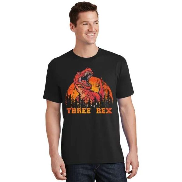 Cool Three Rex Dino Daddysaurus Shirt – The Best Shirts For Dads In 2023 – Cool T-shirts