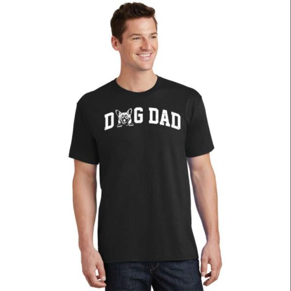 Corgi-Loving Dog Dad T-Shirt – The Best Shirts For Dads In 2023 – Cool T-shirts