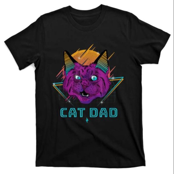 Cute Cat Dad T-Shirt For Men – Perfect Cat Lover Gift – The Best Shirts For Dads In 2023 – Cool T-shirts