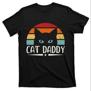 Cute Cat Lover T-Shirt For Dads Cat Daddy Design – The Best Shirts For Dads In 2023 – Cool T-shirts