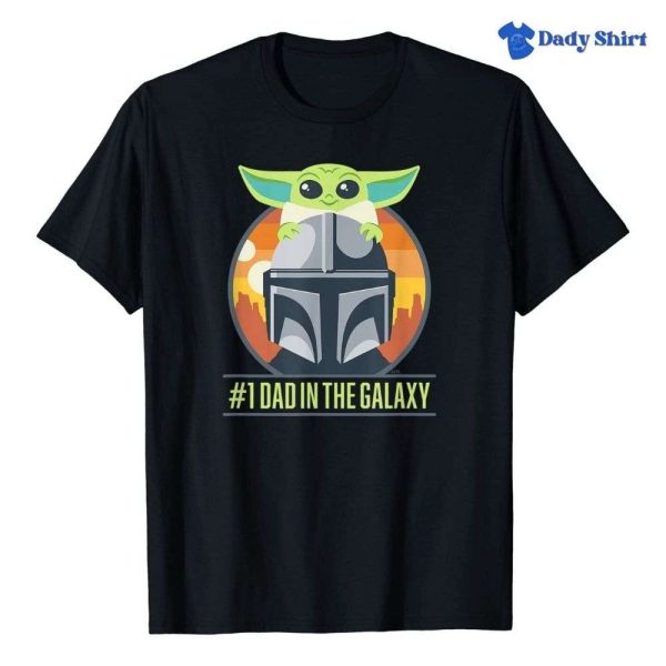 Cute Mandalorian And Grogu 1 Dad Father Son Star Wars Shirts – The Best Shirts For Dads In 2023 – Cool T-shirts