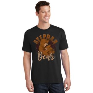 Cute Stepdad Bear – Stepped Up Dad Shirt – The Best Shirts For Dads In 2023 – Cool T-shirts