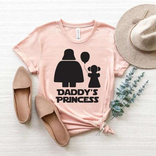 Daddy Princess Darth Vader Dad Daughter Shirts – The Best Shirts For Dads In 2023 – Cool T-shirts