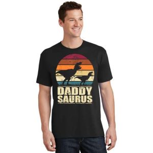 Daddy Saurus – Dinosaur Dad Shirt For Father Day – The Best Shirts For Dads In 2023 – Cool T-shirts