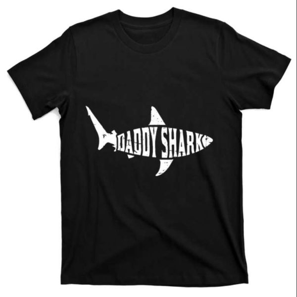 Daddy Shark Adventure Awaits T-Shirt – The Best Shirts For Dads In 2023 – Cool T-shirts